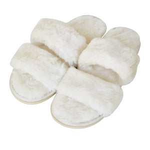 Fur Slipper 40 M-L Ivory