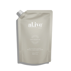 Al.ive Body : 1 Ltr Hand + Body Wash Refill - Sea Cotton & Coconut