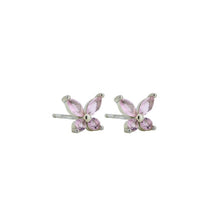 Load image into Gallery viewer, Earring - Butterfly Studs Pink
