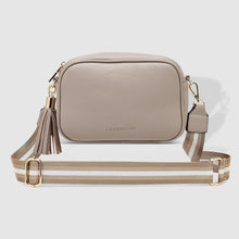 Load image into Gallery viewer, Jacinta Metallic Crossbody Bag - Stone
