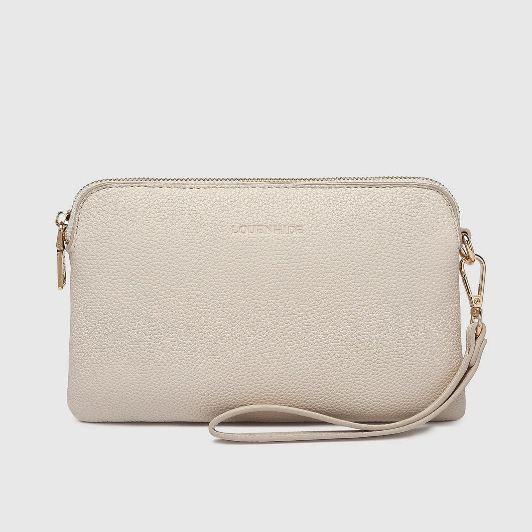 Poppy Clutch - Oyster