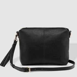 Kasey Crossbody Bag - Black Stripe