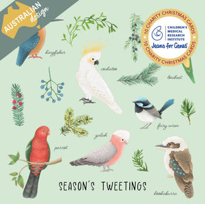 Charity Christmas Cards - CMRI Australian Birds