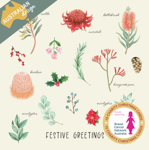 Charity Christmas Cards - BCNA Australian Flora