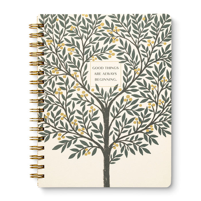 Wire-O Notebook : Good Things Are Always Beginning