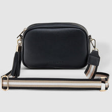 Load image into Gallery viewer, Jacinta Metallic Crossbody Bag - Black
