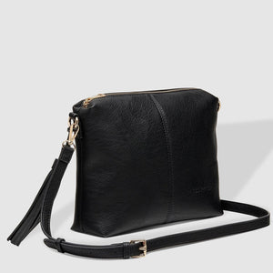 Kasey Crossbody Bag - Black Stripe