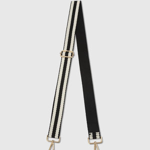 Kasey Crossbody Bag - Black Stripe