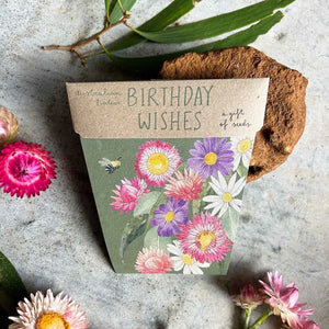 Sow 'n Sow Seed Greeting Card - Birthday Wishes (Australian Native)