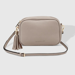 Jacinta Metallic Crossbody Bag - Stone