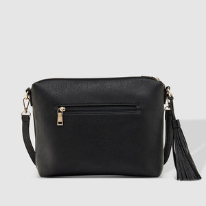 Kasey Crossbody Bag - Black Stripe