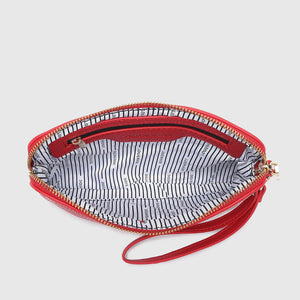 Poppy Clutch - Red