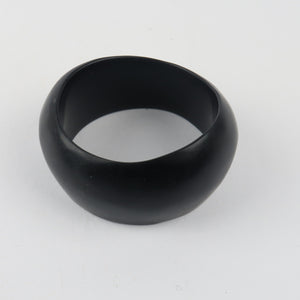 Moose & Meg Designs Resin Bangle Black Solid