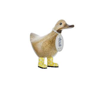 DCUK Natural Welly Ducky - Spots