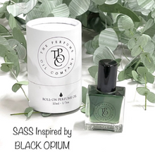 Load image into Gallery viewer, The Perfume Oil Company - SASS, inspired by Black Opium (YSL)
