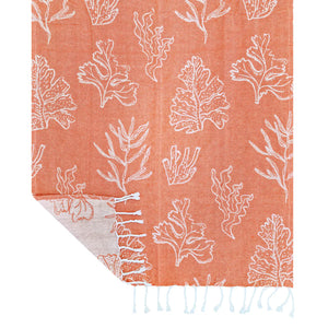 Turkish Towel - Coral : Tangerine