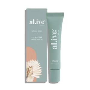 Al.ive Body : Tinted Lip Butter - Sheer Lime