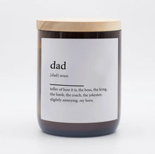 Load image into Gallery viewer, Dictionary Meaning Candle - Dad
