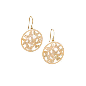 Earring - Butterflies Garden Gold