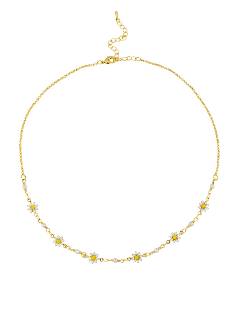 Necklace - Gold Daisy Chain