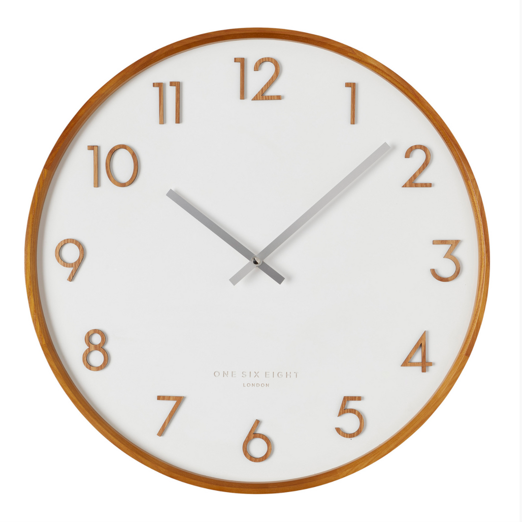 Scarlett White 50cm Wall Clock