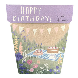 Sow 'n Sow Seed Greeting Card - Happy Birthday