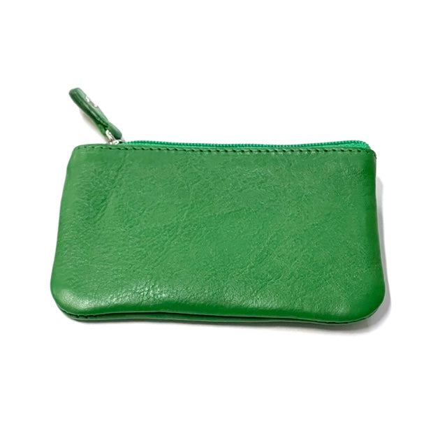 Saba Flat Coin Purse - Emerald