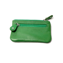 Load image into Gallery viewer, Saba Flat Coin Purse - Emerald
